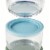 Manna™ 3 Piece Round Locking Food Storage Containers Perspective: top