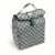 Core Home Manna Buckle Lunch Bag Checkered Green Perspective: top