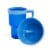 Core Home™ Stadium Mug Tumbler & Bowl Light/Dark Blue Perspective: top