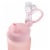 Manna™ Push™ Plastic Bottle Pink Perspective: top