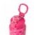 Manna™ Push™ Stainless Steel Bottle - Pink Checkers Perspective: top