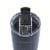 Manna™ Ridge™ Stainless Steel Coffee Tumbler - Black Perspective: top