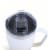 Manna™ Cozy™ Stainless Steel Coffee Mug - Grey Ombre Splatter Perspective: top