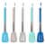 Core™ Home 12 Inch Slotted Turner Tong - Assorted Perspective: top