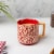 Core Home™ Square Handle Mug - Retro Floral Perspective: top