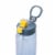 Manna™ Push™ Water Bottle - Blue Perspective: top