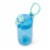 Manna™ Plastic Push Bottle - Blue Perspective: top