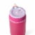 Manna™ Navigator Bottle Plastic with Rainbow Straw Topper Perspective: top