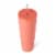 Manna™ Axel™ Stainless Steel Tumbler With Straw - Coral Perspective: top