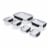 Manna™ Food Storage Set - Black Perspective: top