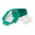 Manna™ 3-Section Bento Box - Teal Perspective: top
