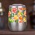 Creative Products Citrus Pattern 11 oz. Stainless Steel Wine Tumbler Perspective: top