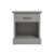 Xylon 1-Drawer Grey Bedside Table Nightstand (24.2 in. x 21.7 in. x 15.7 in.) Perspective: top