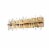 Serena 36 Inch Crystal Bath Sconce In Satin Gold Perspective: top