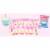 Birthday Rainbow Cotton Candy Cake (Pack of 1) - 5 Flavors 4.5" Round x 2.2" High Perspective: top