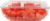 Seedless Cubed Watermelon - Large Fruit Cup Perspective: top