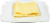 Boar's Head No Salt Swiss Cheese Fresh Sliced Deli Cheese Perspective: top