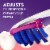 Oral-B 3D White Pro-Flex Stain Eraser Toothbrushes Perspective: top