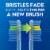 Oral-B Advanced Clean Toothbrushes, Color Changing Bristles, Medium, 2 ct Perspective: top