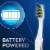Oral-B Pulsar Battery Toothbrush with Charcoal Infused Bristles Perspective: top