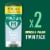 Mitchum Triple Odor Defense Men Gel Antiperspirant Deodorant Unscented 2-Pack Perspective: top