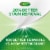 Polident Three Minute Triple Mint Antibacterial Denture Cleanser Effervescent Tablets Perspective: top