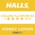 HALLS Sugar Free Honey Lemon Cough Drops Perspective: top