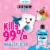 Listerine Smart Rinse Bubble Blast Mouthwash Perspective: top