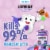 Listerine Smart Rinse Kids Mouthwash Berry Splash Flavor Alcohol-Free Anticavity Fluoride Oral Rinse Perspective: top