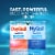 Vicks DayQuil and NyQuil Menthol Flavor VapoCOOL SEVERE Cold Flu and Congestion Medicine Caplets Perspective: top
