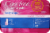 Carefree Body Shape Long Unscented Pads Perspective: top