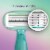 BIC Soleil Sensitive Advanced 5-Blade Women's Disposable Razor (Pack of 32) Perspective: top