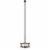 Contemporary 6 Light Metal 16 Ceiling Pendant with Crystal Accents, Silver Perspective: top