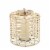 Rattan, S/2 15/18  Hurricane Candle Holder, Nat Perspective: top