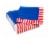 American Greetings Patriotic Paper Napkins Perspective: top