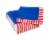 American Greetings Patriotic Paper Napkins Perspective: top