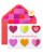Papyrus Valentine’s Day Card (Colorful Hearts) Perspective: top