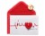Papyrus Romantic Valentine’s Day Card (Heart Beat) Perspective: top