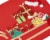Papyrus Christmas Card (Sleigh with Presents) Perspective: top