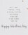 American Greetings Valentine’s Day Card for Husband (Starry) Perspective: top