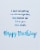American Greetings #1 Birthday Card for Wife (Floral) Perspective: top