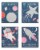 American Greetings Space Scratch-Off Valentine's Day Cards Perspective: top