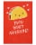 American Greetings Valentine's Day Card (Taco) Perspective: top