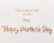 American Greetings #58 Mother's Day Card (Painterly Flowers) Perspective: top