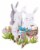 American Greetings Easter Pop-Up Card (Bunnies) Perspective: top