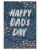 American Greetings #59 Father's Day Card (Kick Back) Perspective: top