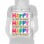 American Greetings Large Gift Bag - Happy Birthday Lettering (#3) Perspective: top