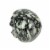 Resin Skulls Print Skull Statue Skeleton Home Decor Gothic Sculpture Figurine Perspective: top