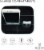 Remote Control Organizer Holder, Controller TV Guide, 5 Spacious Compartments, Black Perspective: top