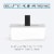 ZBRANDS White Large Cable Management Box with Cooling Window | Hide Cords, Power Strips Perspective: top